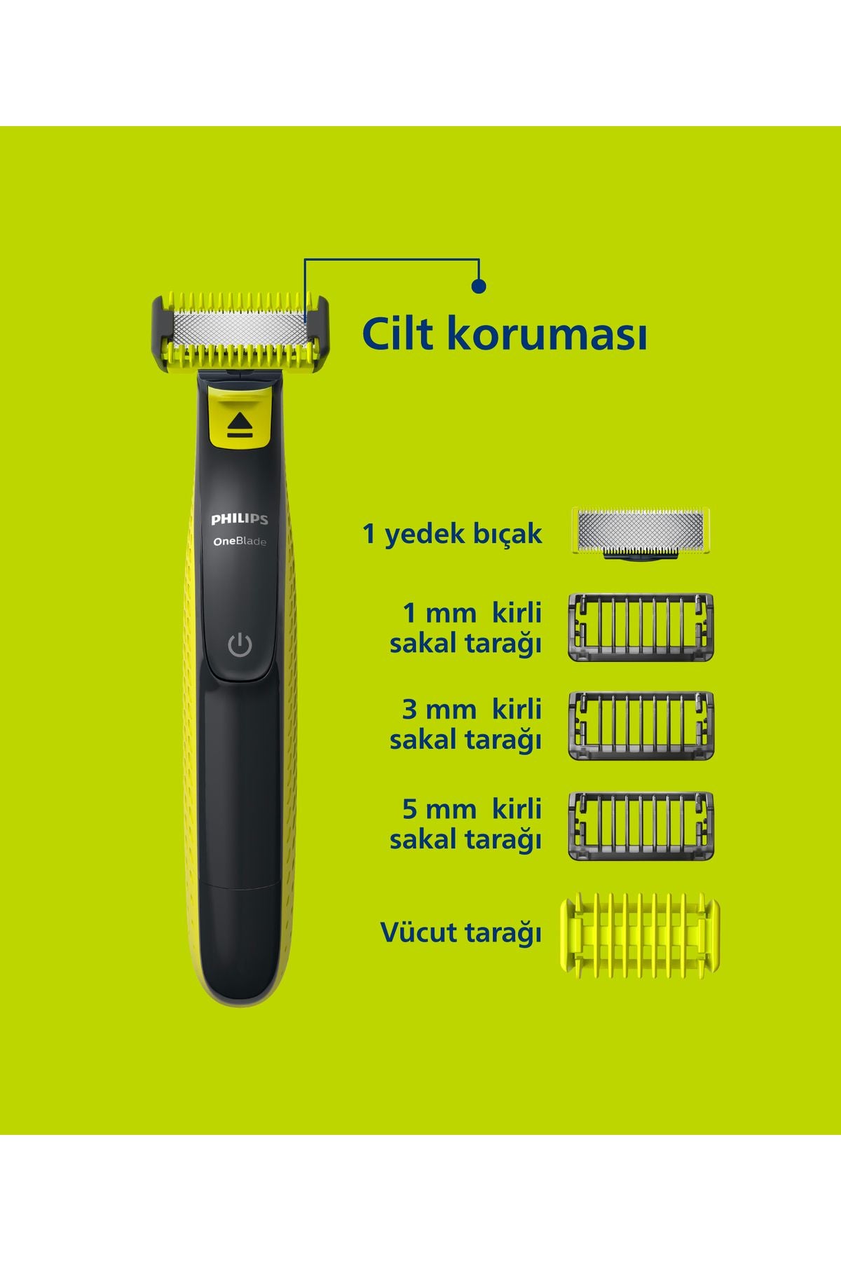 Philips Qp2824/10 Oneblade Yüz Ve Vücut Şekilendirici