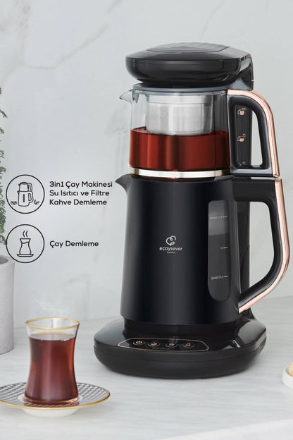 Robotea 3 in 1 Konuşan Çay Makinesi Rosegold