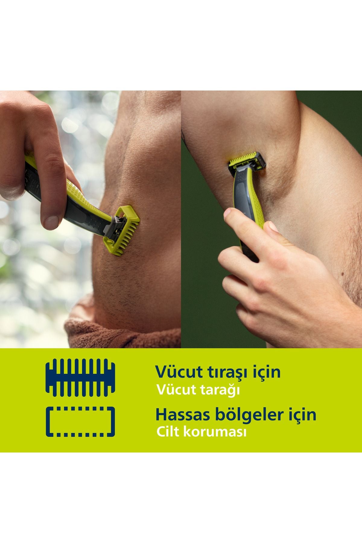 Philips Qp2824/10 Oneblade Yüz Ve Vücut Şekilendirici