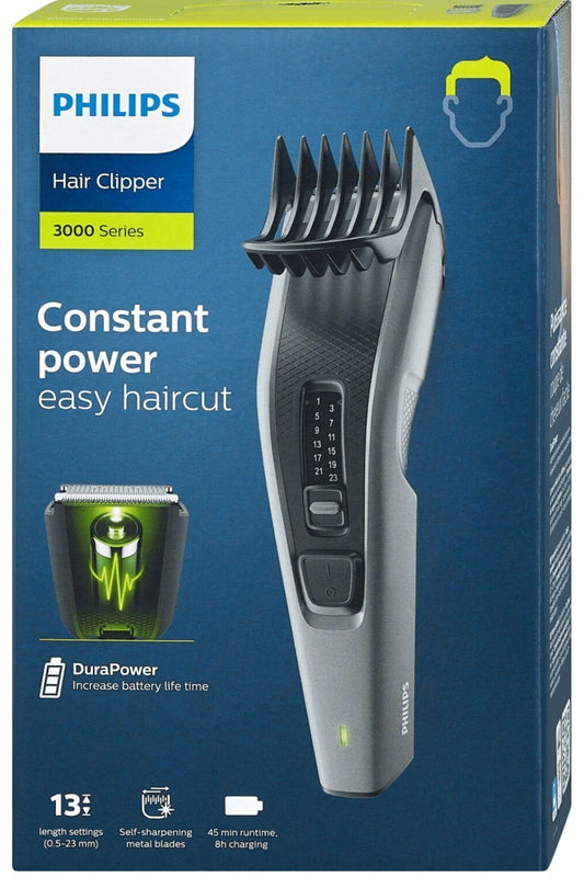 Hair Clipper 3000 Series Saç Sakal, Kademeli Ayarlama, Kablosuz Kullanım