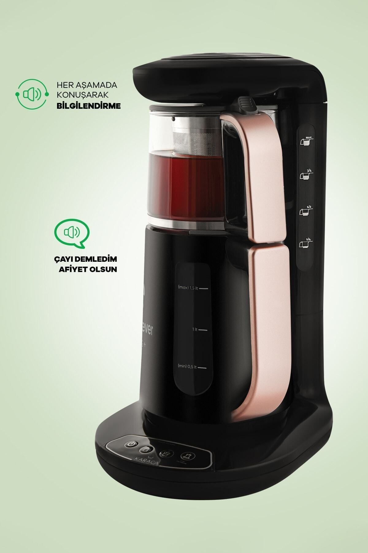 Çaysever Robotea Rosegold Çay Makinesi