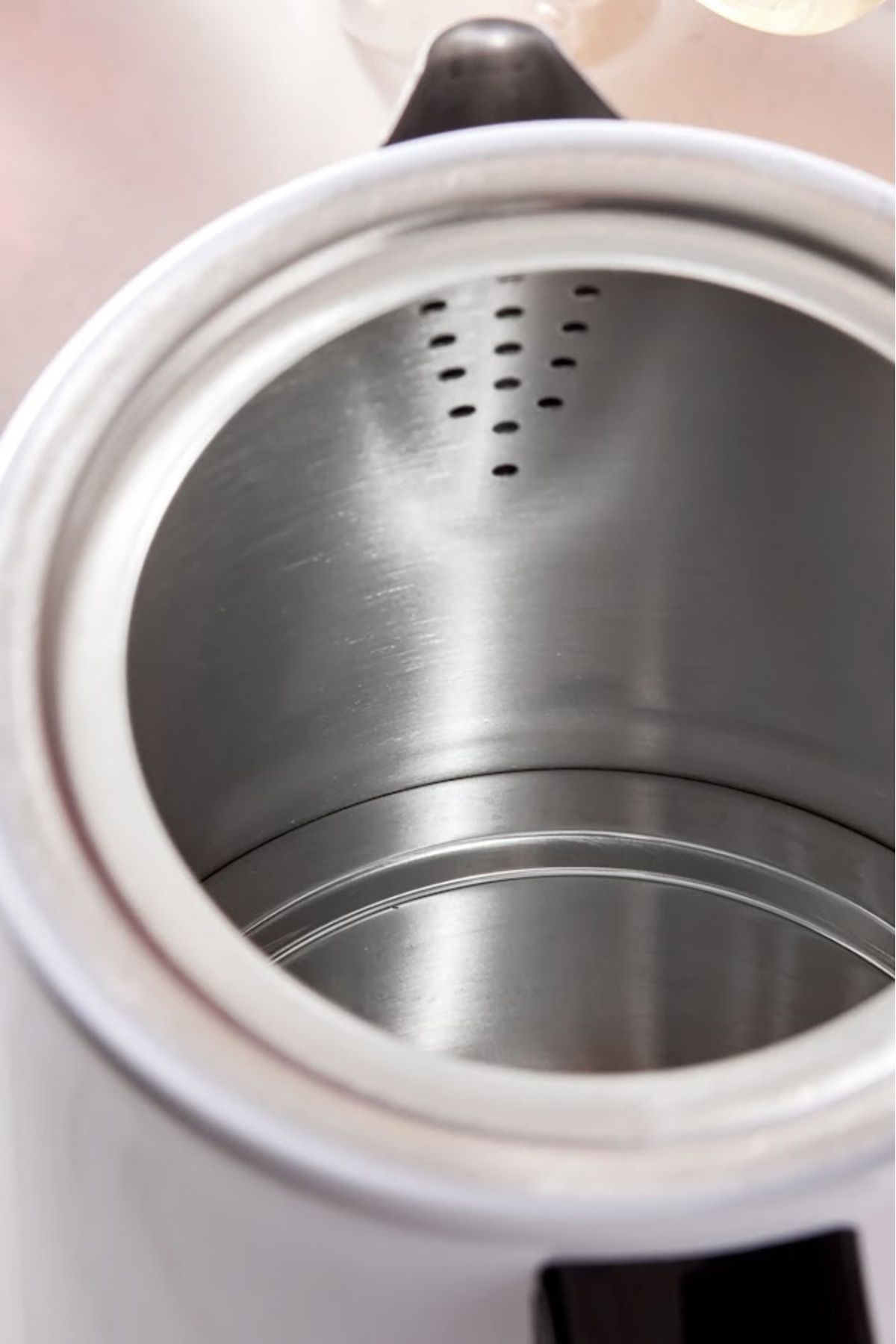 Tea Glass 2 In 1 Çelik Çay Makinesi Ve Kettle Kırmızı