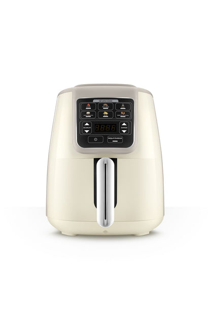 Air Pro Cook Köz Steel XL Çelik Hazneli Airfryer Iconic Beige  4 Litre 4 Kişilik