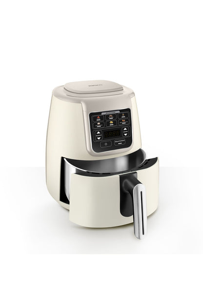 Air Pro Cook Köz Steel XL Çelik Hazneli Airfryer Iconic Beige  4 Litre 4 Kişilik