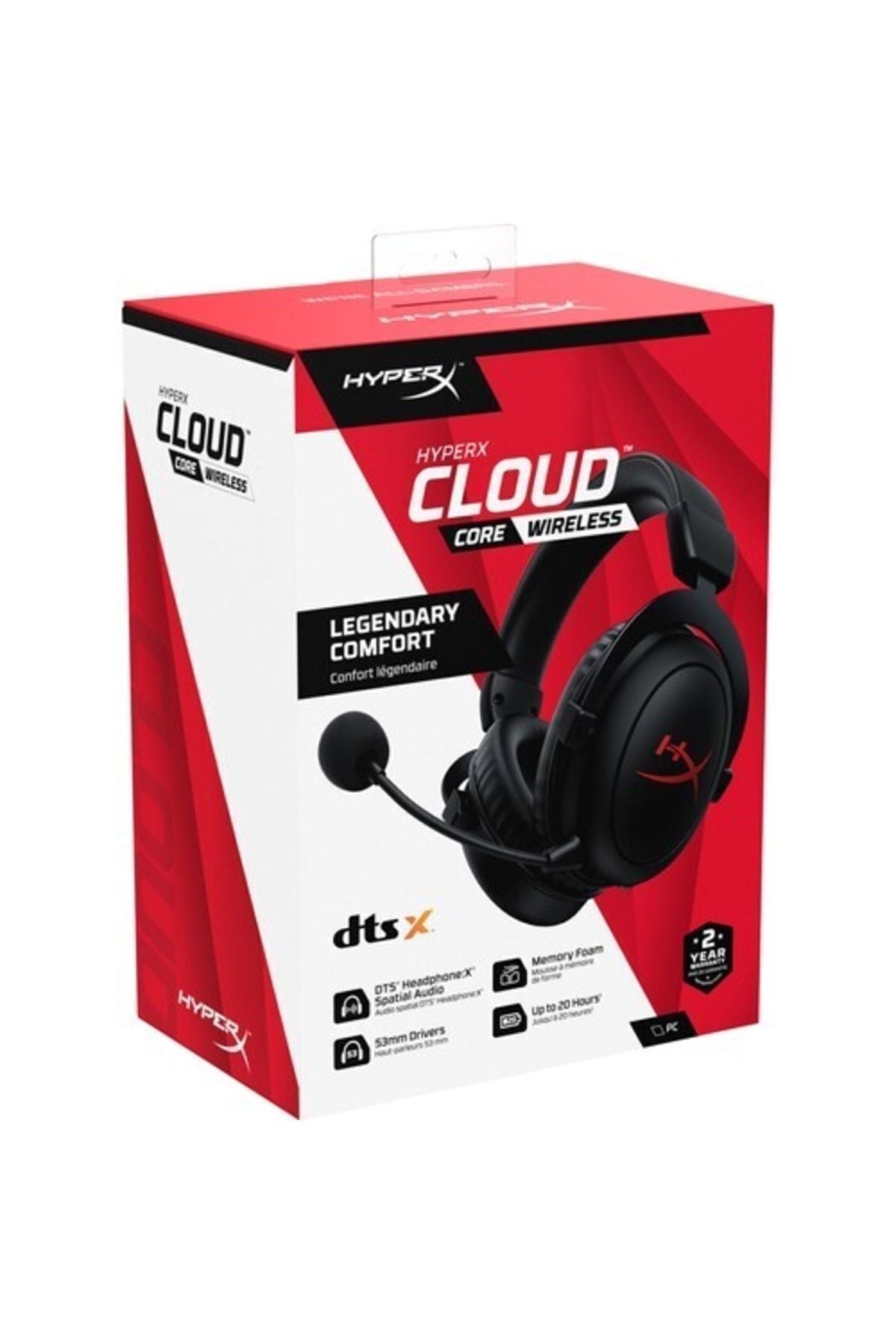Cloud Core Wireless + DTS Headphone:X Gaming Kulaklık 4P5D5AA HHSC1C-CG-BK/G