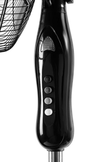 F29 Siyah 120 Cm 16 Inç 40w 3 Kademe 5 Pervane Döner Başlıklı Vantilatör