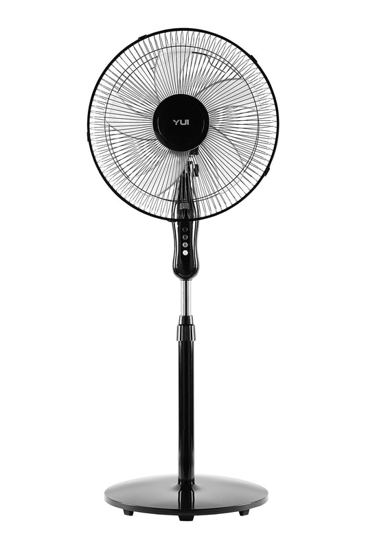 F29 Siyah 120 Cm 16 Inç 40w 3 Kademe 5 Pervane Döner Başlıklı Vantilatör