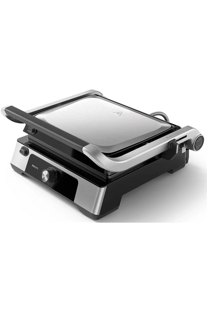 5000 Serisi, 2200W, Izgara ve Tost Makinesi, Izgara için Tam Açılır, HD6301/90