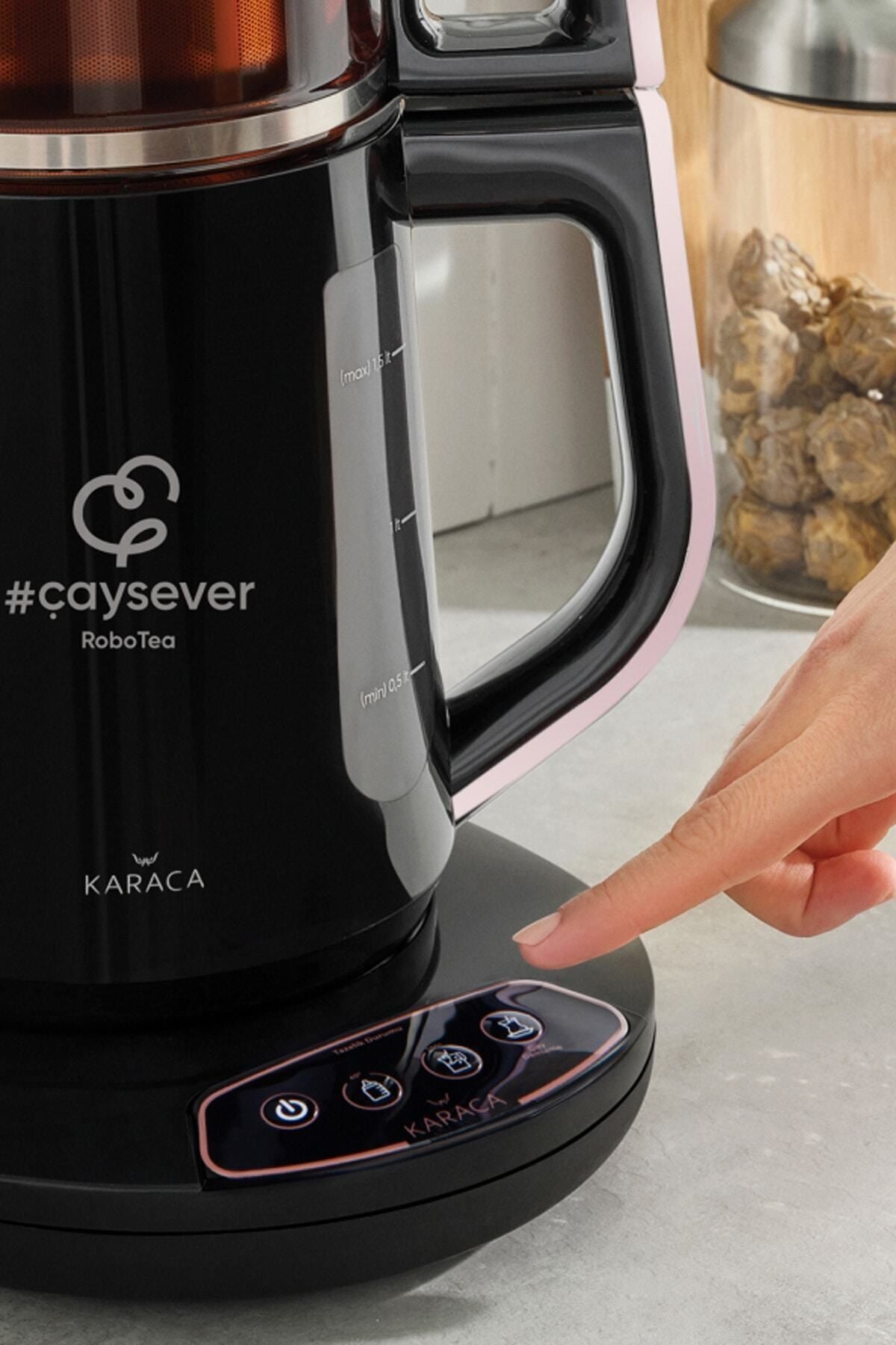 Çaysever Robotea Rosegold Çay Makinesi