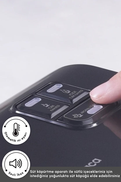 Hatır Hüp Düet İkili Aroma Türk Kahve Makinesi Space Gray