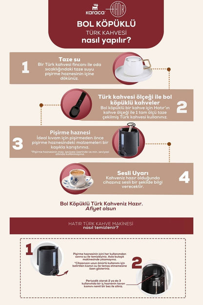 Hatır Plus Mod 5 In 1 Konuşan Kahve Ve Çay Makinesi Rosie Brown