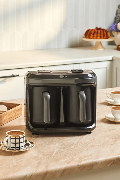 Hatır Hüp Düet İkili Aroma Türk Kahve Makinesi Space Gray