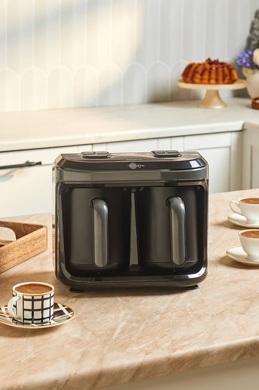 Hatır Hüp Düet İkili Aroma Türk Kahve Makinesi Space Gray