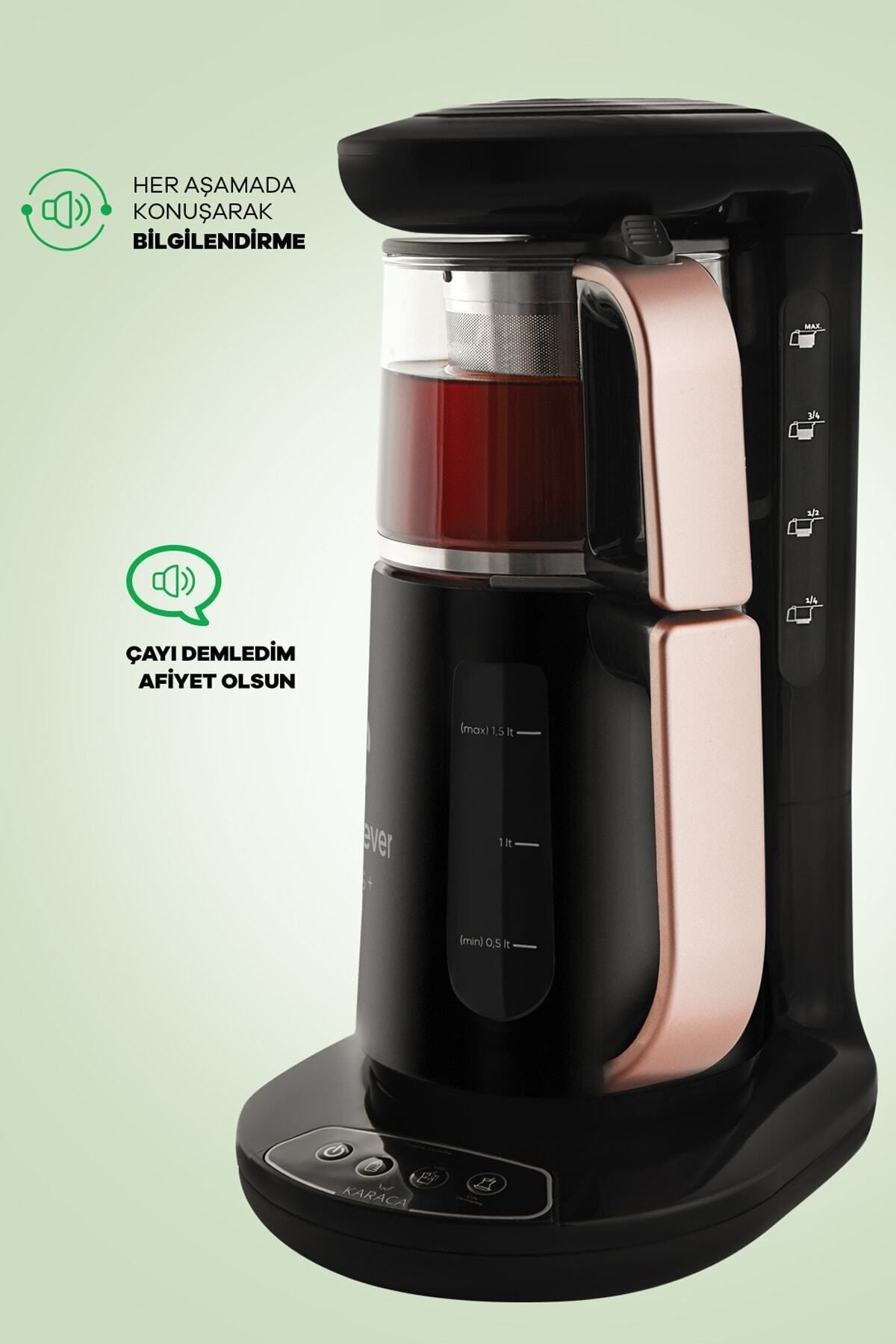 Çaysever Robotea Rosegold Çay Makinesi