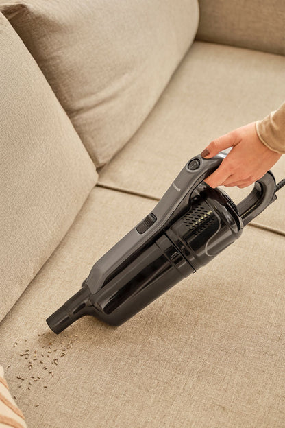 Homend Dustrider 1265H 2 in 1 Kablolu Toz Torbasız Dikey Süpürge Siyah