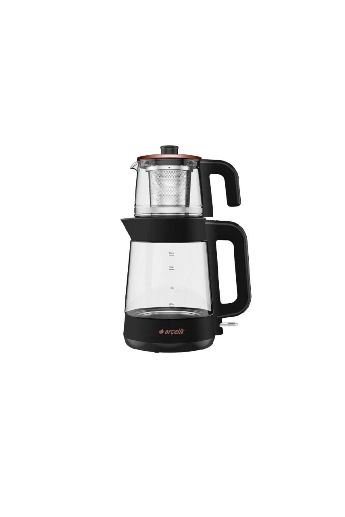 Cm 6964 S Resital Siyah 1900 W Cam Demlikli Çay Makinesi