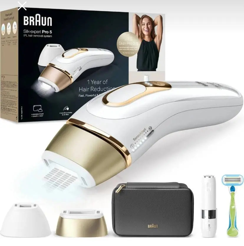 Braun Silk Expert Pro 5 IPL Lazer Epilasyon Cihazı(İthalatçı Garantili)