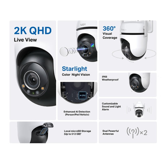 Tapo C520WS Wi-Fi Güvenlik Kamerası