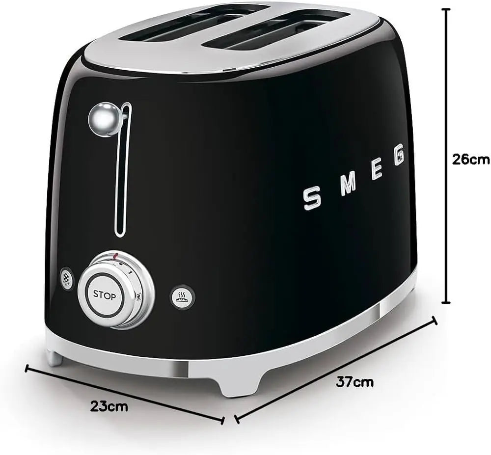 SMEG Retro 2x2 Slot Ekmek Kızartma Makinesi (İthalatçı Garantili)