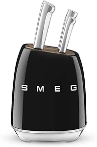 SMEG Retro Tasarım Standlı Çelik Bıçak Seti (6 Parça) (İthalatçı Garantili)